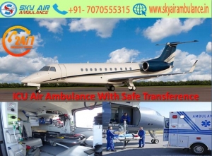 Sky Air Ambulance Service in Bagdogra with Expert Doctor